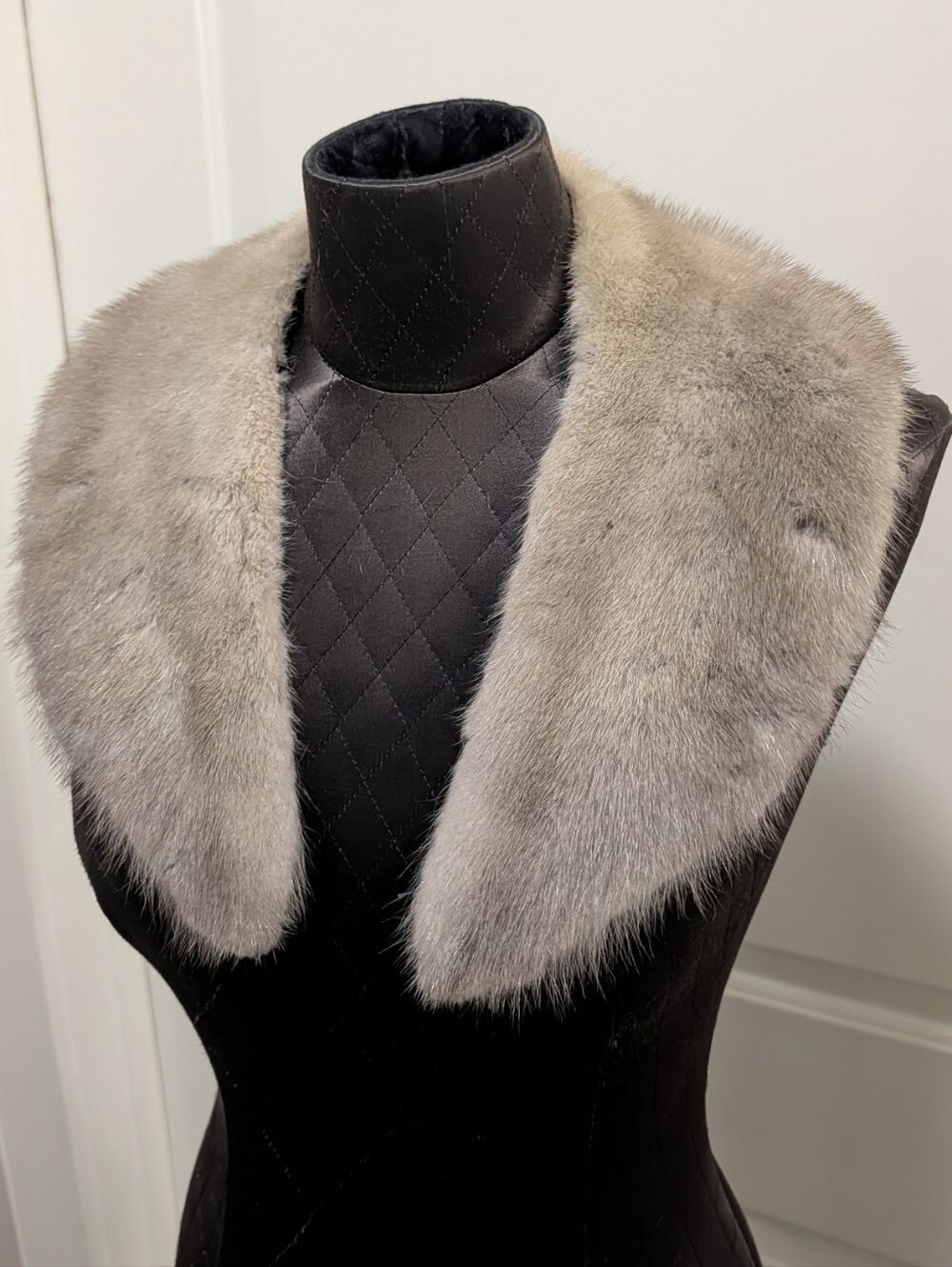 Vintage Genuine Mink Fur Collar Real Fur Neck Wrap Stole